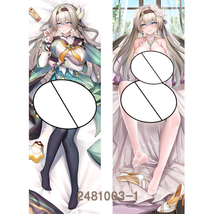 Anime Honkai: Star Rail Firefly Double-Sided Print Hing Body Pillowcase Otaku Cosplay Pillow Cover
