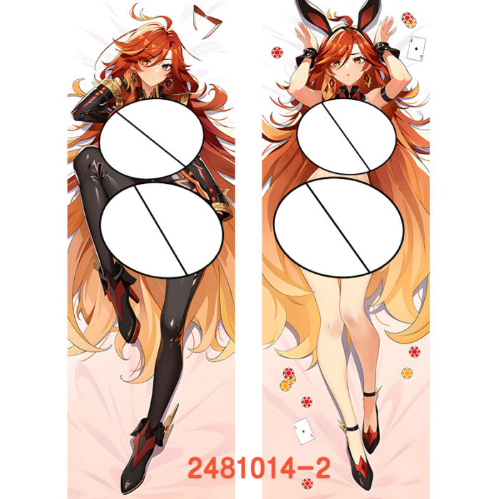 Anime ‌Genshin Impact Mavuika Double-Sided Print Hing Body Pillowcase Otaku Cosplay Pillow Cover - Image 3