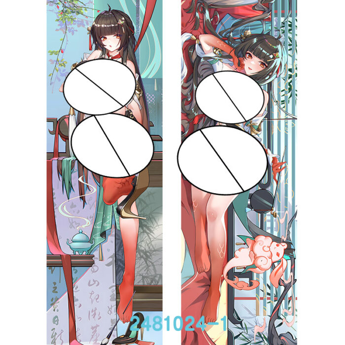 Anime Honkai: Star Rail Lingsha Double-Sided Print Hing Body Pillowcase Otaku Cosplay Pillow Cover
