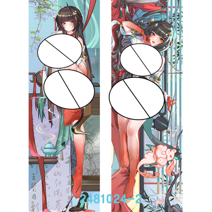 Anime Honkai: Star Rail Lingsha Double-Sided Print Hing Body Pillowcase Otaku Cosplay Pillow Cover - Image 3
