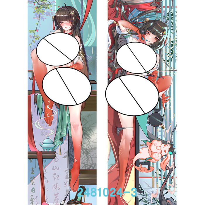 Anime Honkai: Star Rail Lingsha Double-Sided Print Hing Body Pillowcase Otaku Cosplay Pillow Cover - Image 4