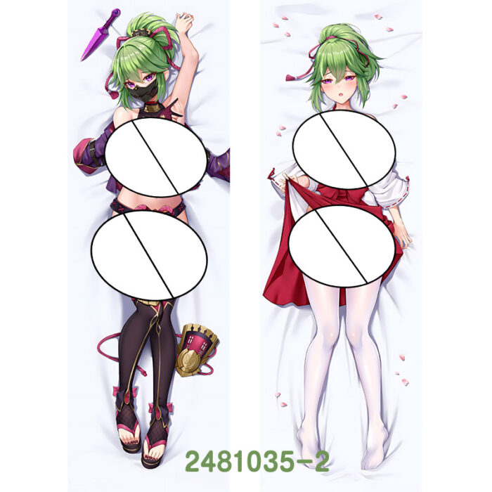 Anime ‌Genshin Impact KukiShinobu Double-Sided Print Hing Body Pillowcase Otaku Cosplay Pillow Cover - Image 3