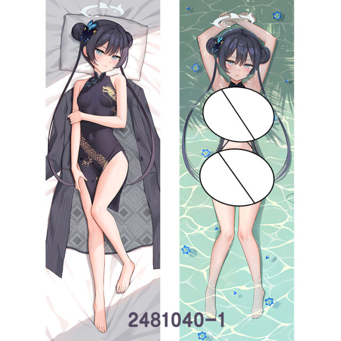 Anime ‌Blue Archive kisaki Double-Sided Print Hing Body Pillowcase Otaku Cosplay Pillow Cover