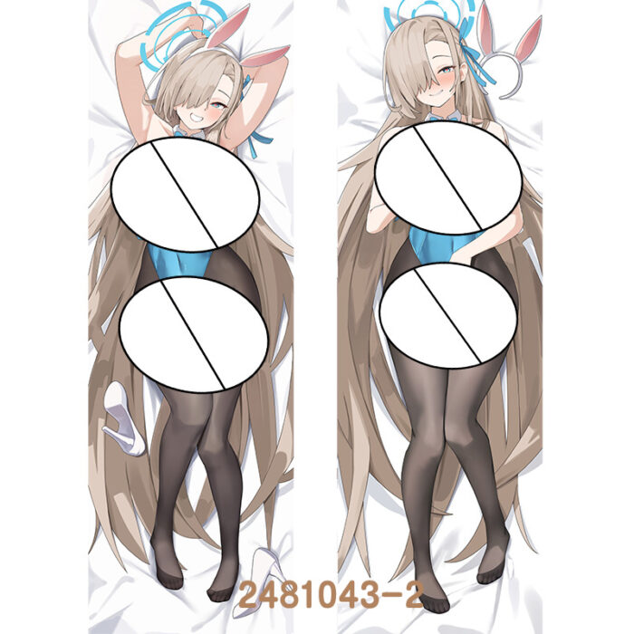 Anime ‌Blue Archive Asuna Double-Sided Print Hing Body Pillowcase Otaku Cosplay Pillow Cover - Image 3