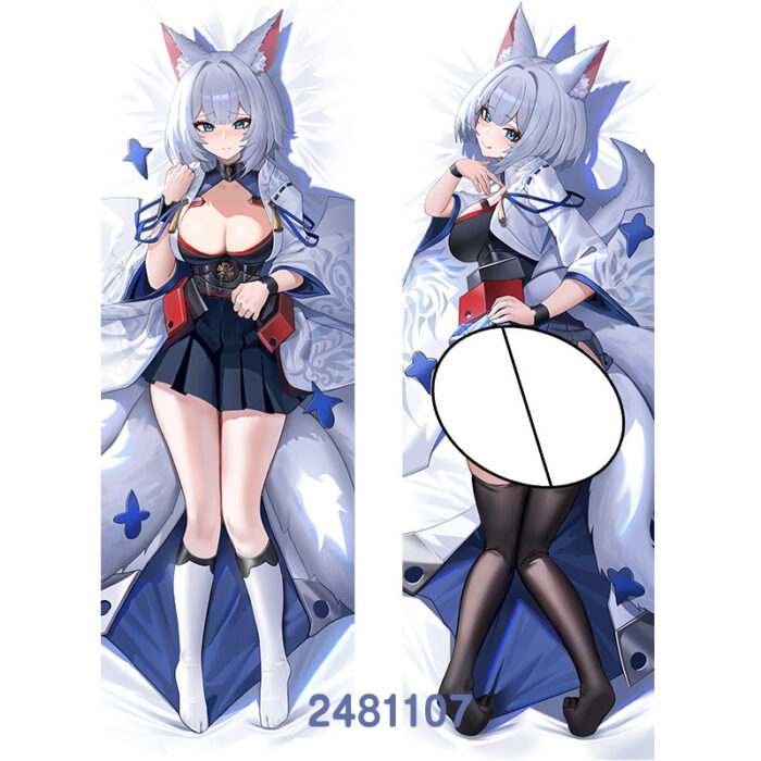Anime Azur Lane IIN Kaga Double-Sided Print Hing Body Pillowcase Otaku Cosplay Pillow Cover
