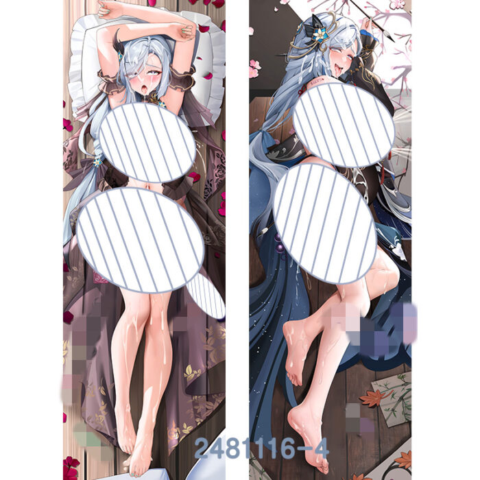 Anime ‌‌Genshin Impact Shenhe Double-Sided Print Hing Body Pillowcase Otaku Cosplay Pillow Cover - Image 5