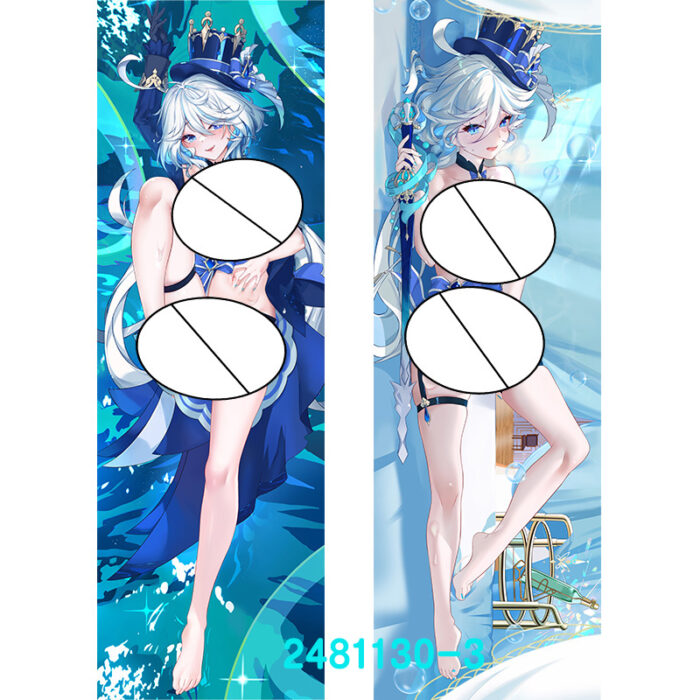 Anime Genshin Impact Furina Double-Sided Print Hing Body Pillowcase Otaku Cosplay Pillow Cover - Image 4