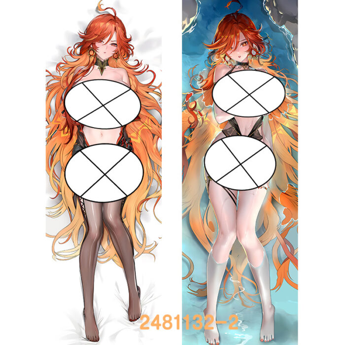Anime Genshin Impact Mavuika Double-Sided Print Hing Body Pillowcase Otaku Cosplay Pillow Cover - Image 3