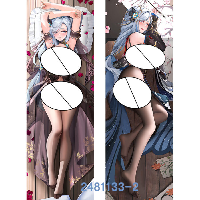Anime ‌Genshin Impact Shenhe Double-Sided Print Hing Body Pillowcase Otaku Cosplay Pillow Cover - Image 3