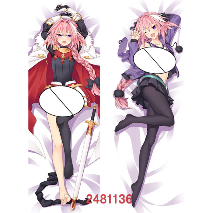 Anime Fate Astolfo Double-Sided Print Hing Body Pillowcase Otaku Cosplay Pillow Cover
