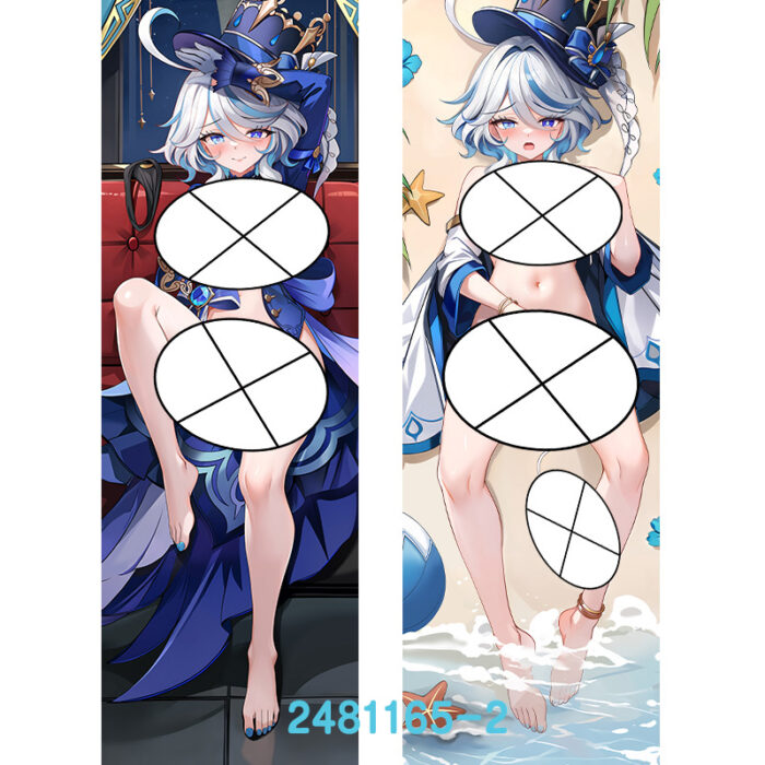Anime Genshin Impact Furina Double-Sided Print Hing Body Pillowcase Otaku Cosplay Pillow Cover - Image 3
