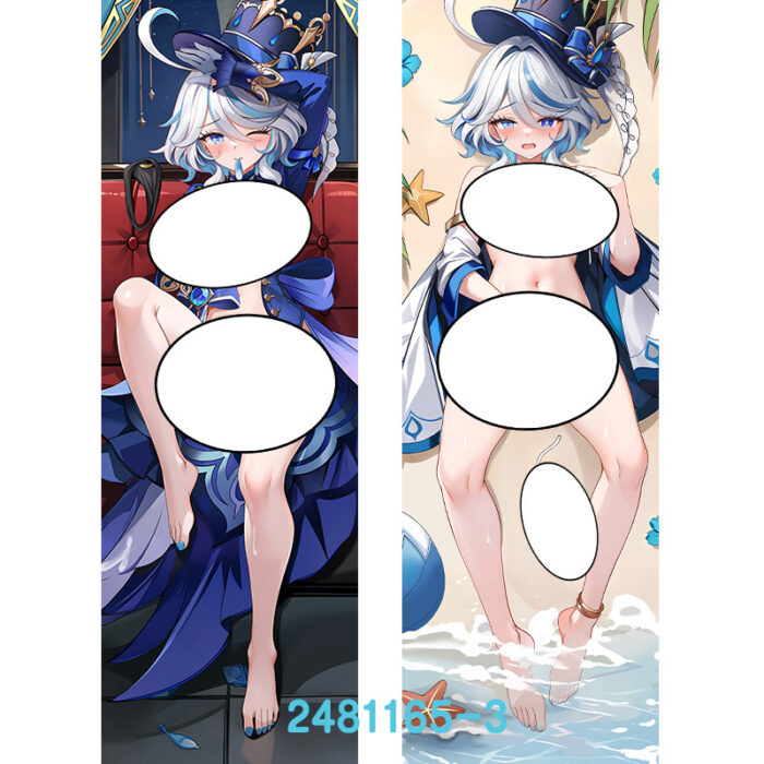 Anime Genshin Impact Furina Double-Sided Print Hing Body Pillowcase Otaku Cosplay Pillow Cover - Image 4