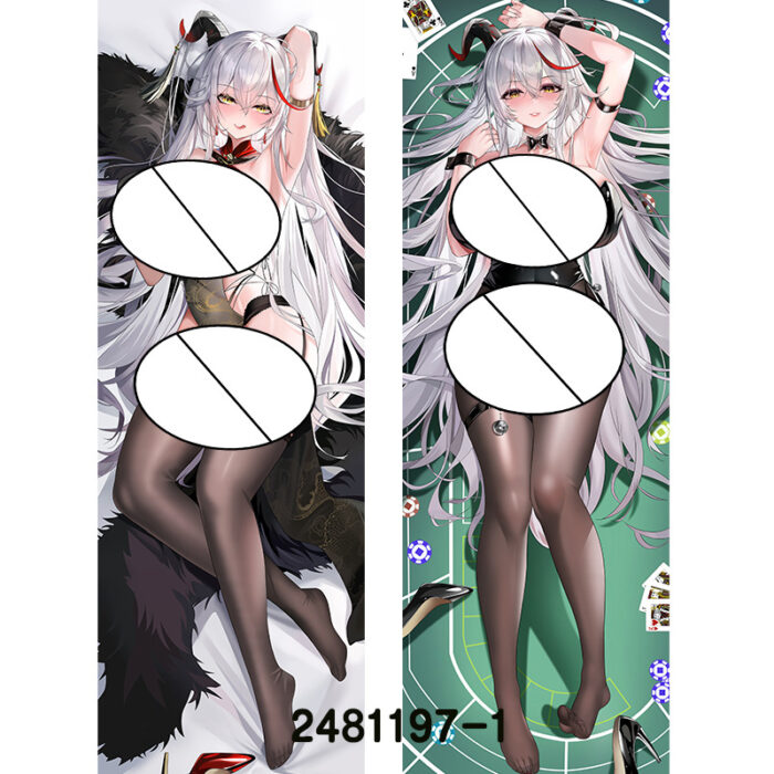 Anime ‌‌Azur Lane KMSAgir Double-Sided Print Hing Body Pillowcase Otaku Cosplay Pillow Cover