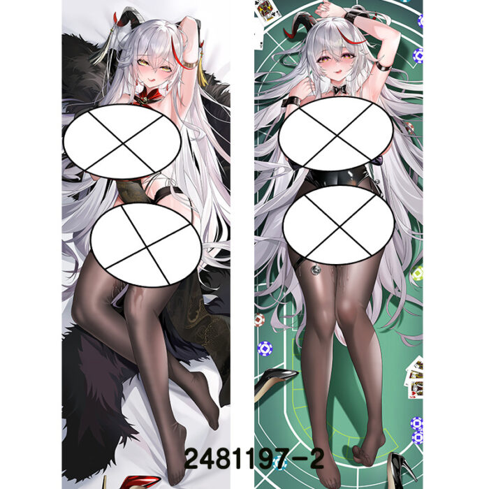 Anime ‌‌Azur Lane KMSAgir Double-Sided Print Hing Body Pillowcase Otaku Cosplay Pillow Cover - Image 3