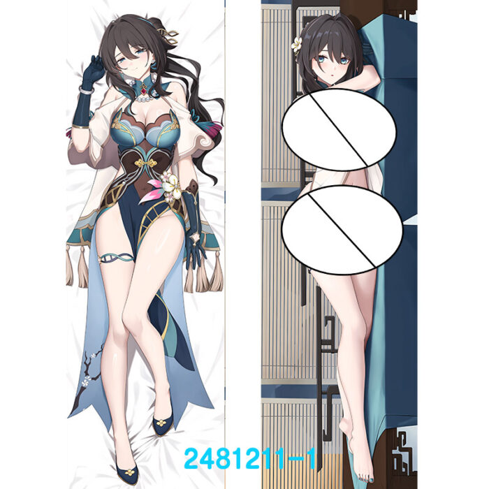 Anime ‌Honkai: Star Rail RuanMei Double-Sided Print Hing Body Pillowcase Otaku Cosplay Pillow Cover