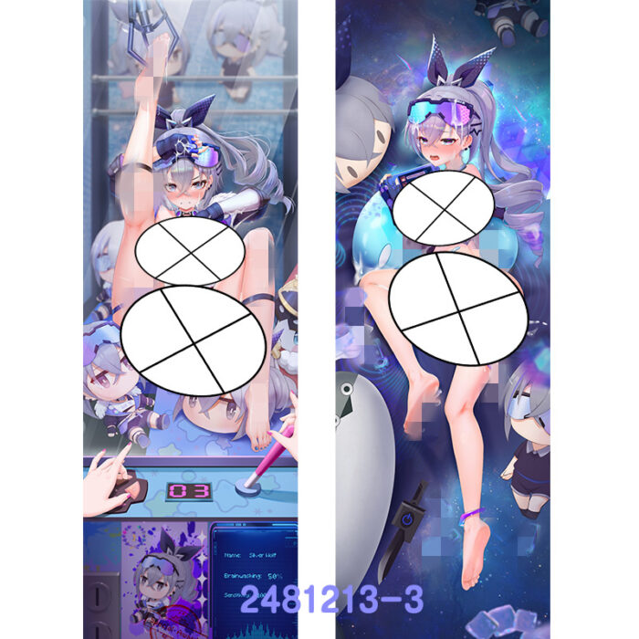 Anime Honkai: Star Rail SilverWolf Double-Sided Print Hing Body Pillowcase Otaku Cosplay Pillow Cover - Image 4