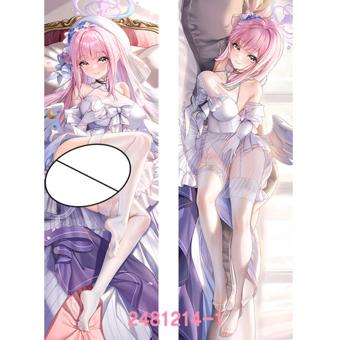 Anime ‌‌Blue Archive MisonoMika Double-Sided Print Hing Body Pillowcase Otaku Cosplay Pillow Cover