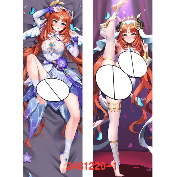 Anime ‌‌Genshin Impact Nilou Double-Sided Print Hing Body Pillowcase Otaku Cosplay Pillow Cover