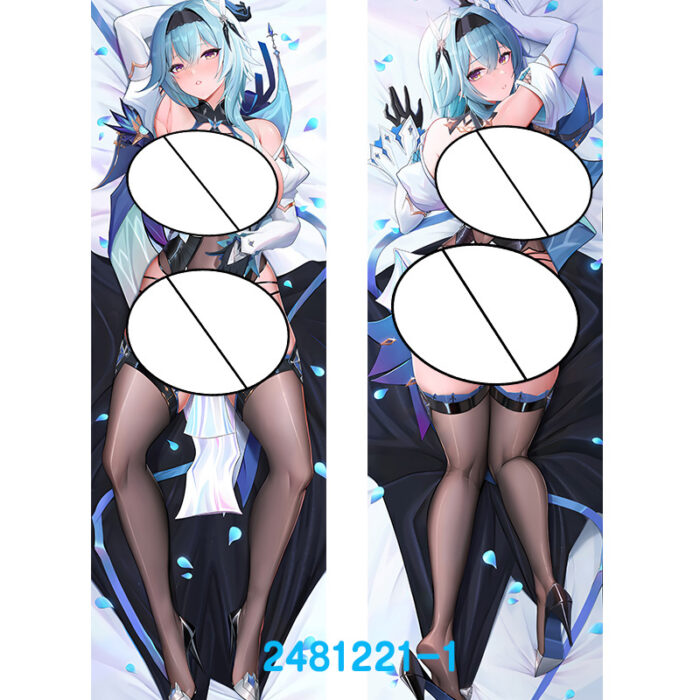 Anime Genshin Impact Eula Double-Sided Print Hing Body Pillowcase Otaku Cosplay Pillow Cover