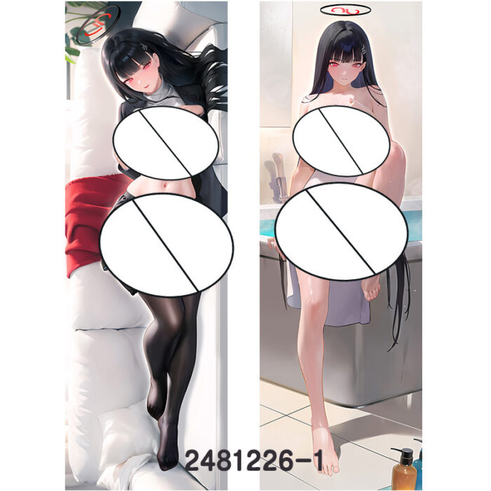 Anime Blue Archive Rio Double-Sided Print Hing Body Pillowcase Otaku Cosplay Pillow Cover