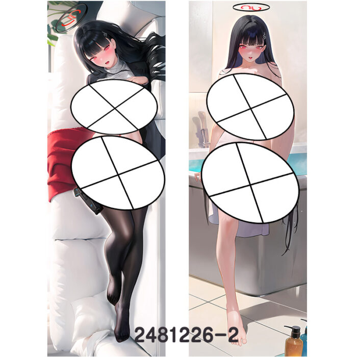 Anime Blue Archive Rio Double-Sided Print Hing Body Pillowcase Otaku Cosplay Pillow Cover - Image 3