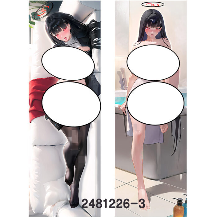 Anime Blue Archive Rio Double-Sided Print Hing Body Pillowcase Otaku Cosplay Pillow Cover - Image 4