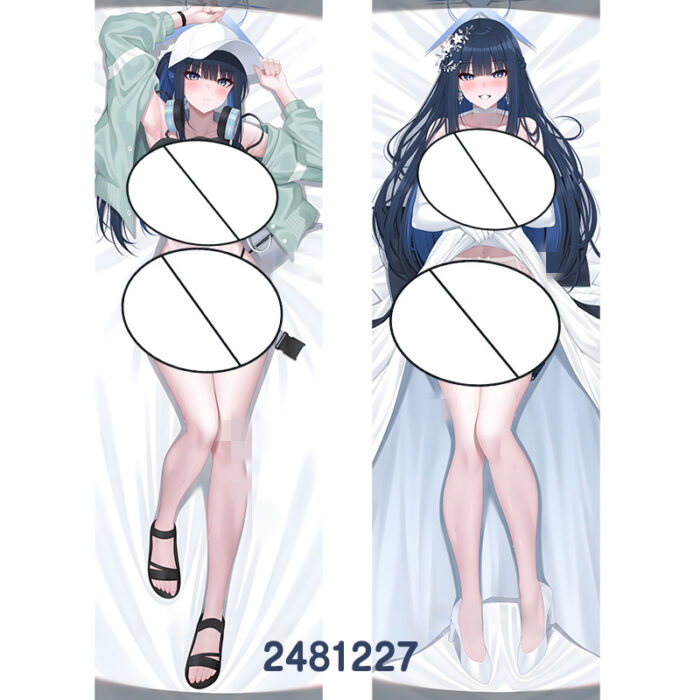 Anime Blue Archive Saori Tsuchima Double-Sided Print Hing Body Pillowcase Otaku Cosplay Pillow Cover