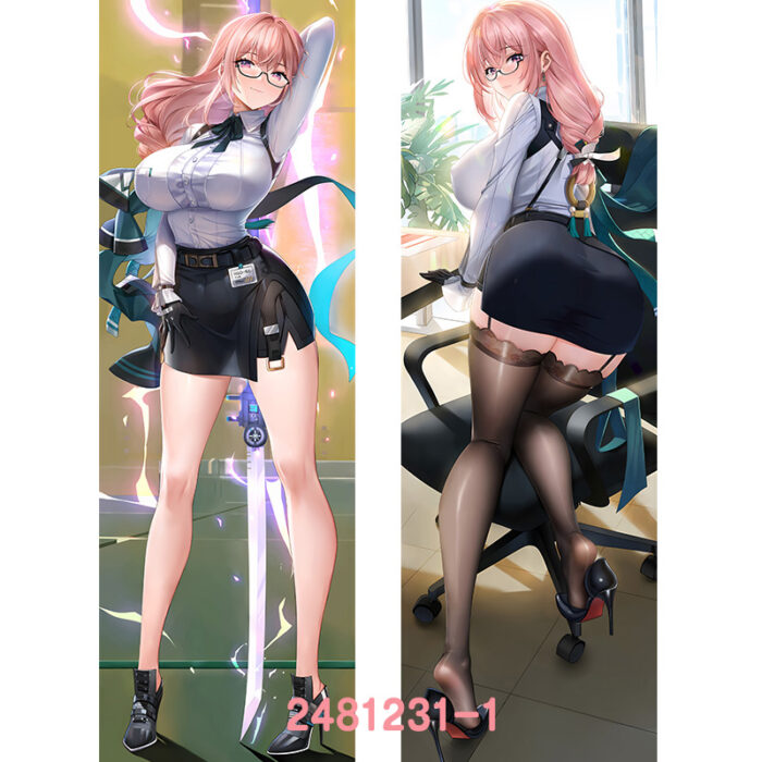 Anime ‌‌Zenless Zone Zero Tsukishiro Yanagi Double-Sided Print Hing Body Pillowcase Otaku Cosplay Pillow Cover