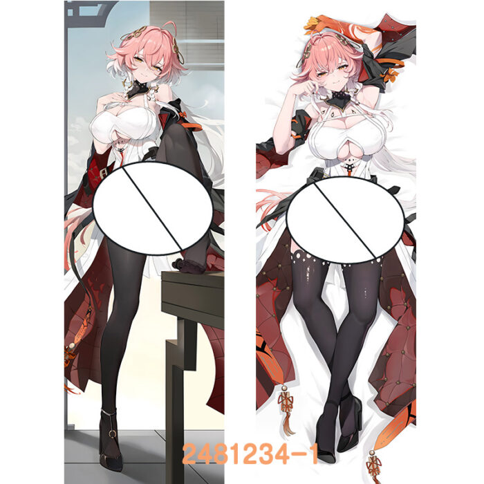 Anime ‌Wuthering Waves‌ Changli Double-Sided Print Hing Body Pillowcase Otaku Cosplay Pillow Cover