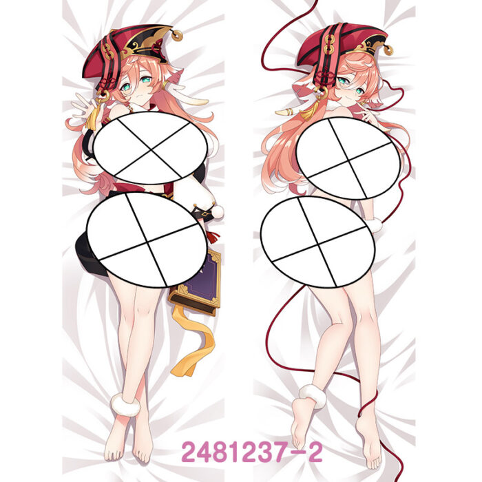 Anime ‌Genshin Impact Yanfei Double-Sided Print Hing Body Pillowcase Otaku Cosplay Pillow Cover - Image 3