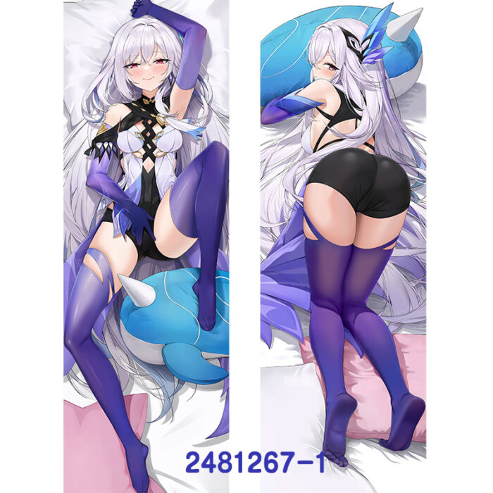 Anime ‌‌Genshin Impact Double-Sided Print Hing Body Pillowcase Otaku Cosplay Pillow Cover