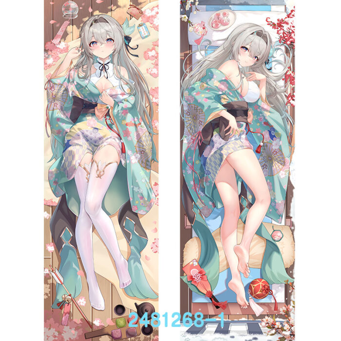 Anime ‌‌Honkai: Star Rail Firefly Double-Sided Print Hing Body Pillowcase Otaku Cosplay Pillow Cover