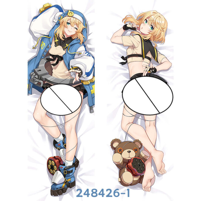 Anime GUILTY GEAR Bridget Double-Sided Print Hing Body Pillowcase Otaku Cosplay Pillow Cover
