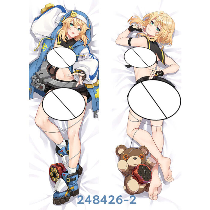Anime GUILTY GEAR Bridget Double-Sided Print Hing Body Pillowcase Otaku Cosplay Pillow Cover - Image 3