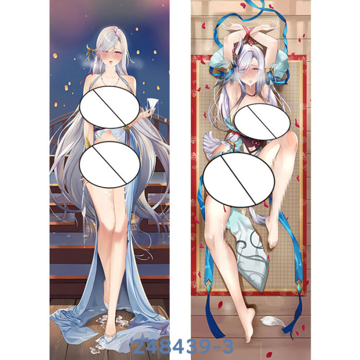 Anime Genshin Impact Shenhe Double-Sided Print Hing Body Pillowcase Otaku Cosplay Pillow Cover - Image 4
