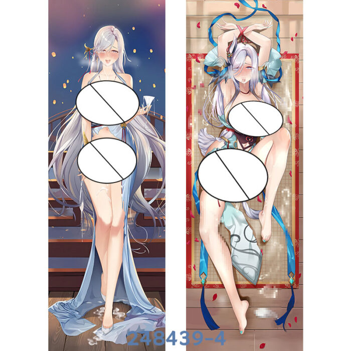 Anime Genshin Impact Shenhe Double-Sided Print Hing Body Pillowcase Otaku Cosplay Pillow Cover - Image 5