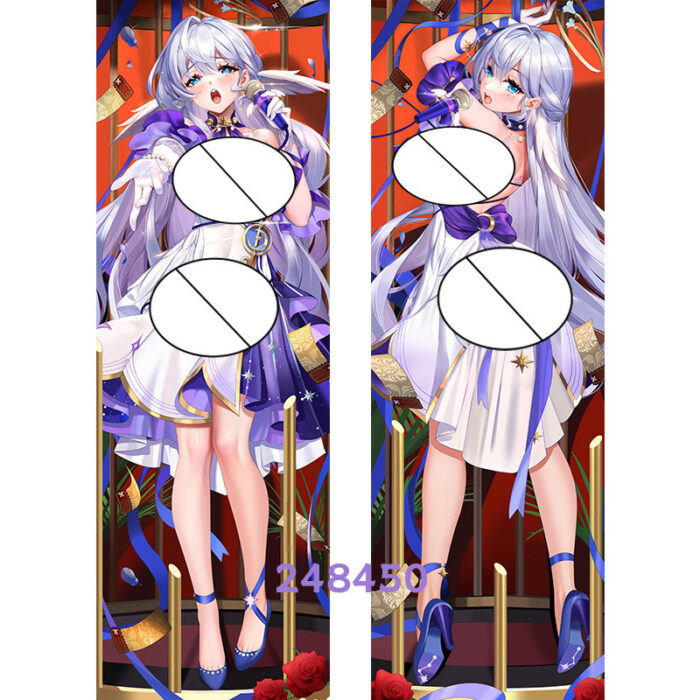 Anime Honkai Star Rail Robin Double-Sided Print Hing Body Pillowcase Otaku Cosplay Pillow Cover