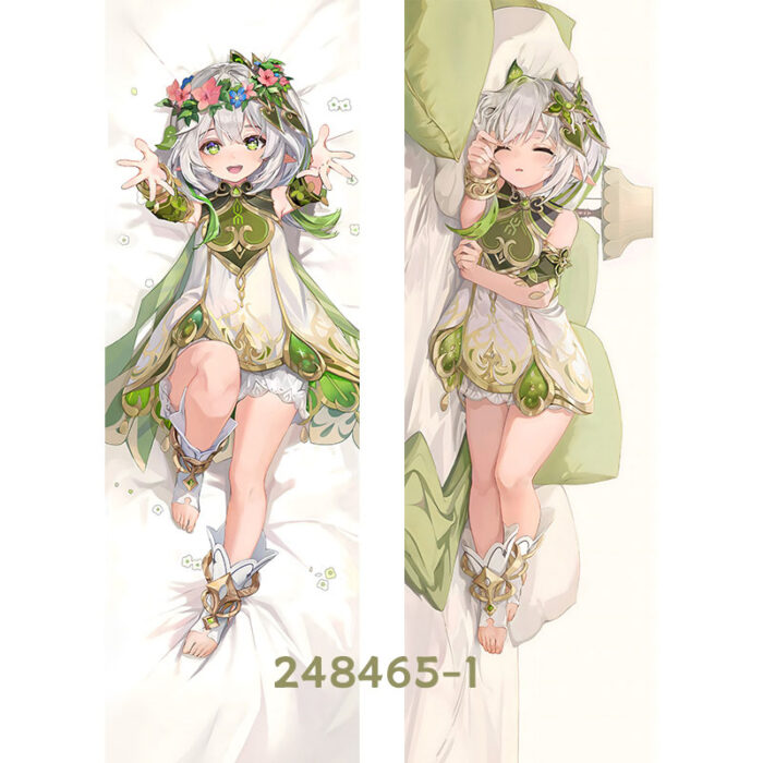 Anime Genshin Impact Nahida Double-Sided Print Hing Body Pillowcase Otaku Cosplay Pillow Cover