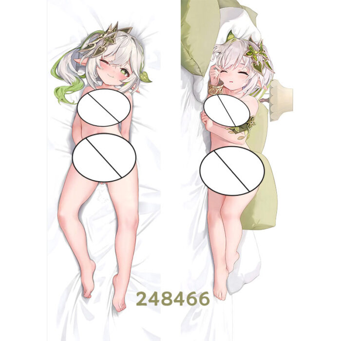 Anime Genshin Impact Nahida Double-Sided Print Hing Body Pillowcase Otaku Cosplay Pillow Cover