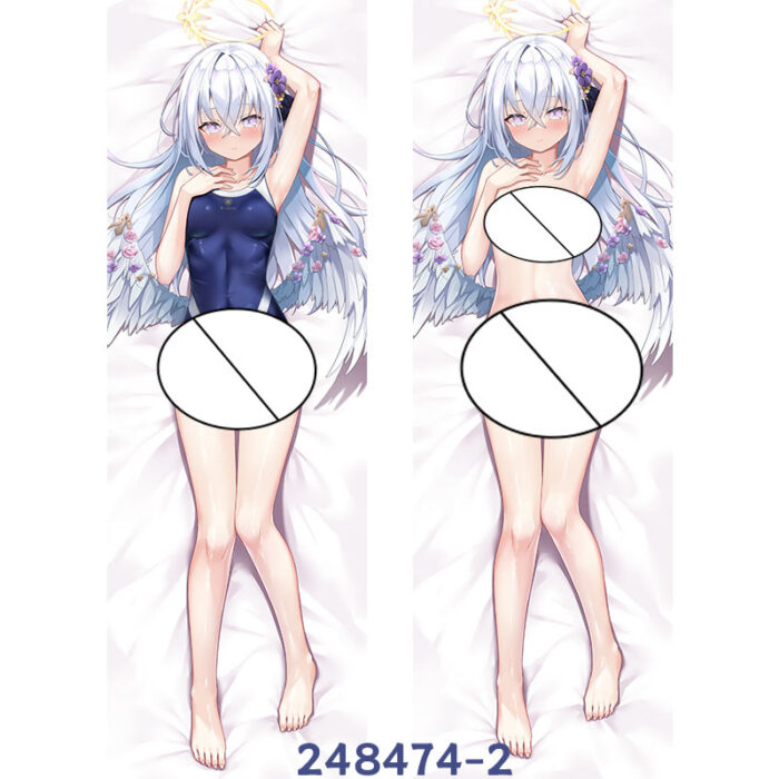 Anime Blue Archive Shirasu Azusa Double-Sided Print Hing Body Pillowcase Otaku Cosplay Pillow Cover - Image 3