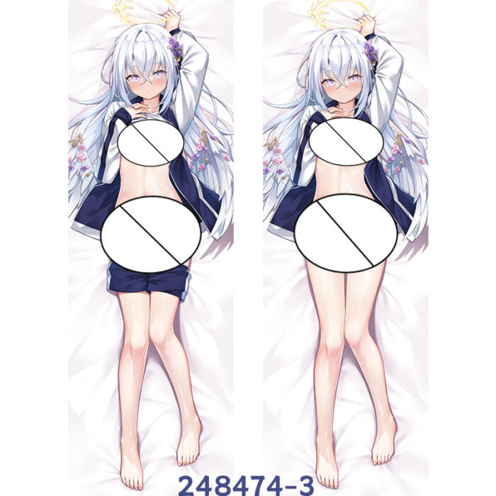 Anime Blue Archive Shirasu Azusa Double-Sided Print Hing Body Pillowcase Otaku Cosplay Pillow Cover - Image 4