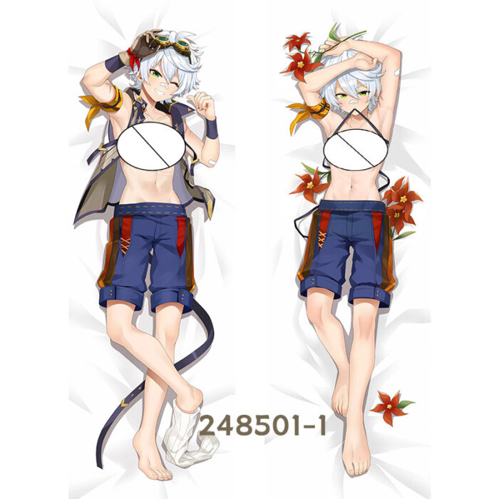 Anime Genshin Impact Bennett Double-Sided Print Hing Body Pillowcase Otaku Cosplay Pillow Cover