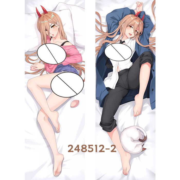 Anime Chainsaw Man Paiva Double-Sided Print Hing Body Pillowcase Otaku Cosplay Pillow Cover - Image 3