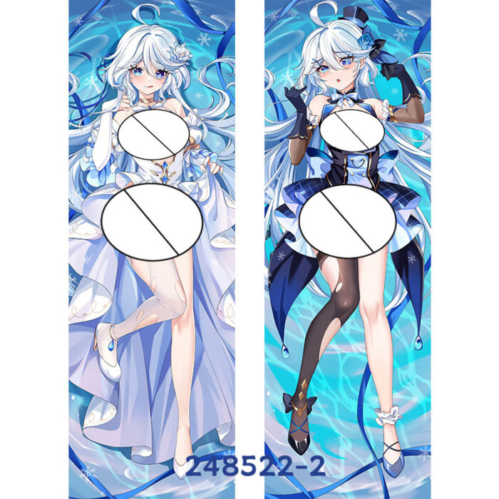 Anime Genshin Impact Furina Double-Sided Print Hing Body Pillowcase Otaku Cosplay Pillow Cover - Image 3