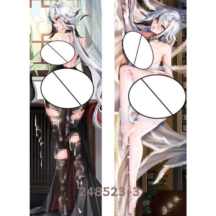 Anime Genshin Impact Arlecchino Double-Sided Print Hing Body Pillowcase Otaku Cosplay Pillow Cover - Image 4
