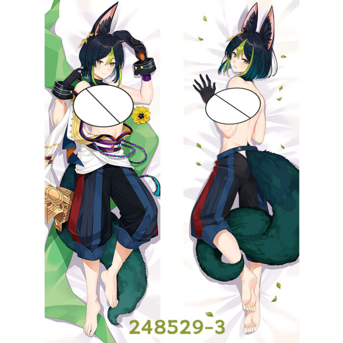 Anime Genshin Impact Tighnari Double-Sided Print Hing Body Pillowcase Otaku Cosplay Pillow Cover - Image 4