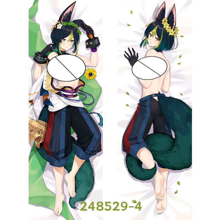 Anime Genshin Impact Tighnari Double-Sided Print Hing Body Pillowcase Otaku Cosplay Pillow Cover - Image 5