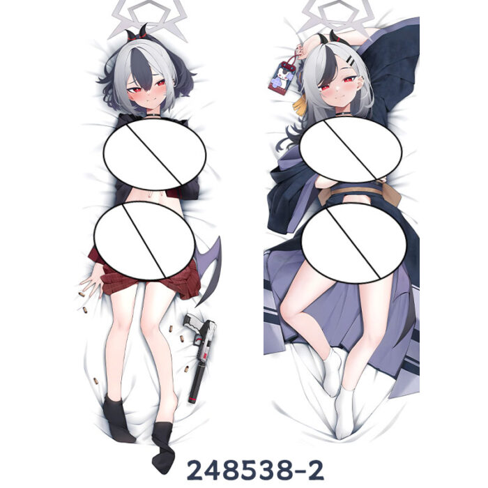 Anime Blue Archive Onikata Double-Sided Print Hing Body Pillowcase Otaku Cosplay Pillow Cover - Image 3