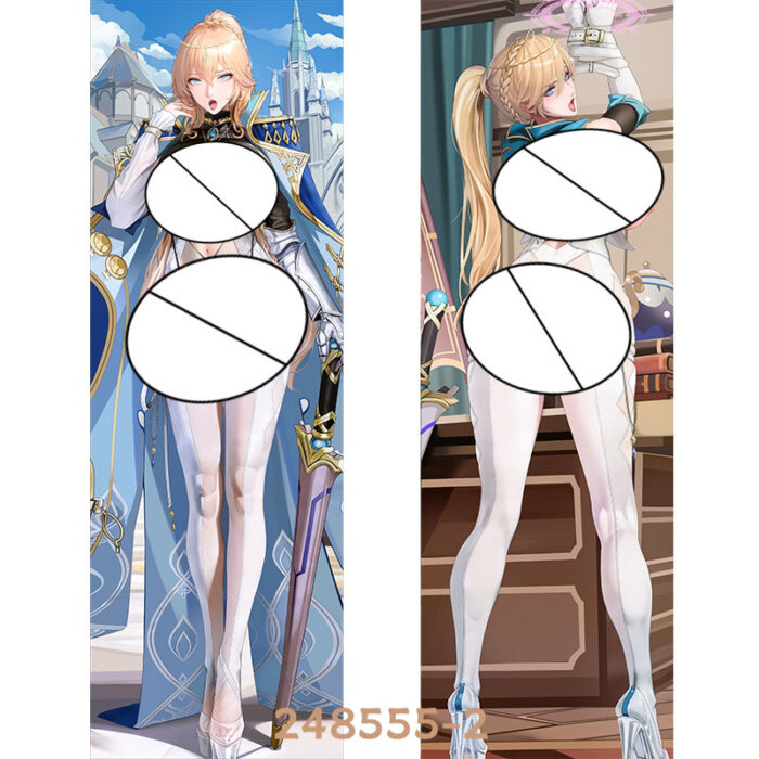 Anime Genshin Impact Jean Double-Sided Print Hing Body Pillowcase Otaku Cosplay Pillow Cover - Image 3