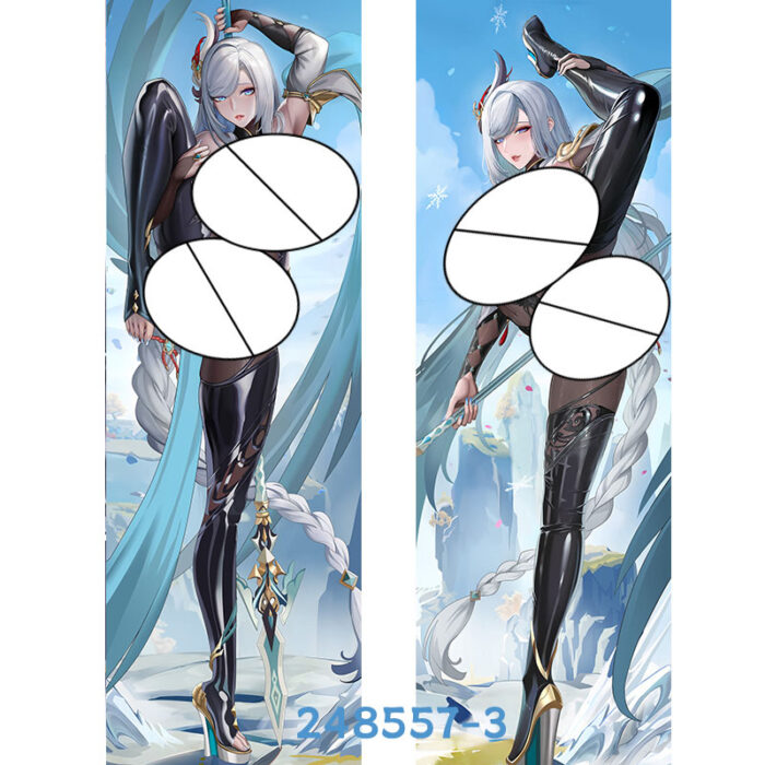 Anime Genshin Impact Shenhe Double-Sided Print Hing Body Pillowcase Otaku Cosplay Pillow Cover - Image 4
